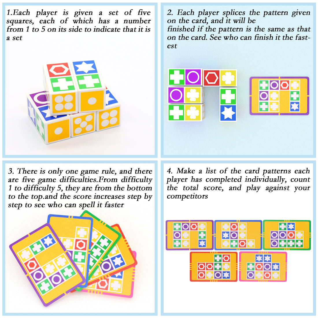 Puzzle Game from New Wave,Suitable for Children and Adults Board Games for  Family Night,Puzzles and Games 2.0 for Training Thinking Logic,Memory Game  That Can Be Used for Two-Player Matches